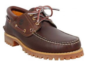 Boat shoes Timberland Authentic Handsewn Boat Shoe Cuir Homme Marron